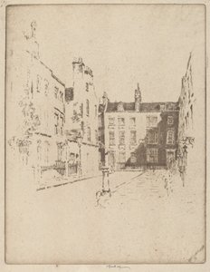Cowley Street, Westminster autorstwa Joseph Pennell