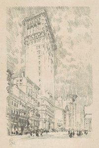 Budynek Flatiron autorstwa Joseph Pennell