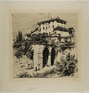 Fonte Nuova, Siena autorstwa Joseph Pennell