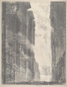 Czwarta Aleja autorstwa Joseph Pennell