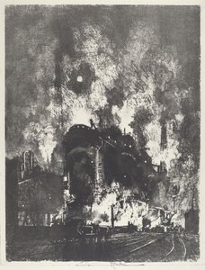Piece w nocy autorstwa Joseph Pennell