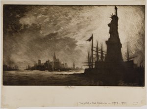 Niech żyje Ameryka autorstwa Joseph Pennell