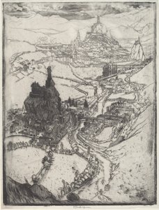 Le Puy autorstwa Joseph Pennell