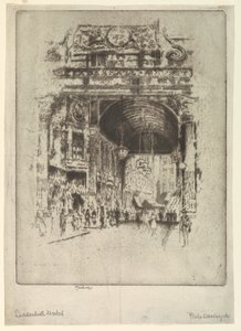 Targ Leadenhall, II autorstwa Joseph Pennell
