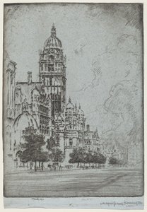 Wspaniały Kensington autorstwa Joseph Pennell