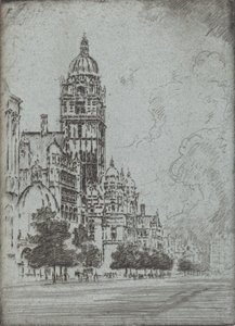 Wspaniały Kensington, 1904. autorstwa Joseph Pennell