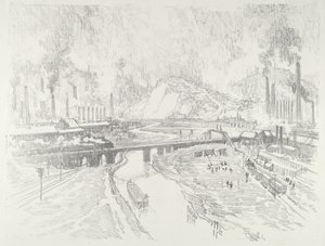 Miasto amunicji autorstwa Joseph Pennell