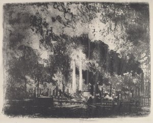 Rafinacja ropy naftowej, Witlinek, Indiana autorstwa Joseph Pennell