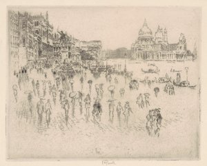 Na Rivie, z okna Pennella autorstwa Joseph Pennell