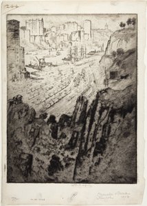 Palisady i Pałace autorstwa Joseph Pennell