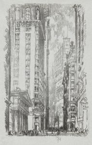 Pine Street, #6 w kolekcji Iconophile Club Collection autorstwa Joseph Pennell