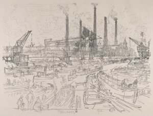 Power-House, Berlin autorstwa Joseph Pennell