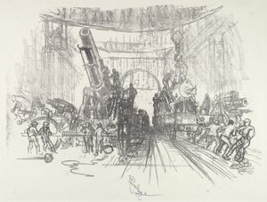 Gotowy do wojny, 1916. autorstwa Joseph Pennell