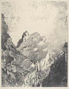 Droga do Białego Miasta, nr II autorstwa Joseph Pennell