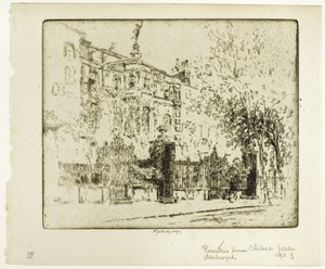 Dom Rossettiego autorstwa Joseph Pennell