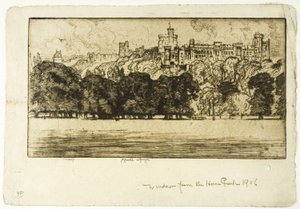 Królewski Windsor autorstwa Joseph Pennell