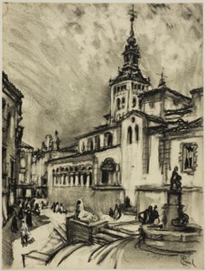 San Martin, Segowia autorstwa Joseph Pennell