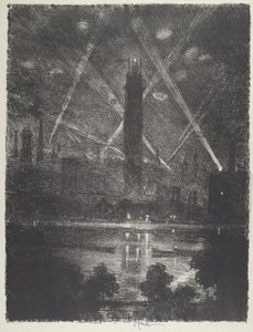 Strzał, 1916. autorstwa Joseph Pennell