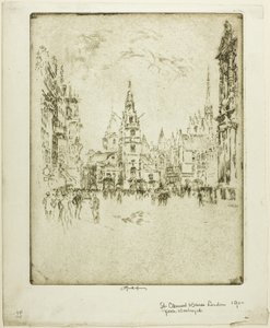 Św. Klemens Danes autorstwa Joseph Pennell