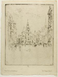 Św. Klemens Duńczycy autorstwa Joseph Pennell