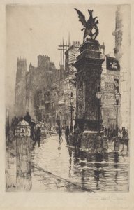 Świątynia Bar autorstwa Joseph Pennell