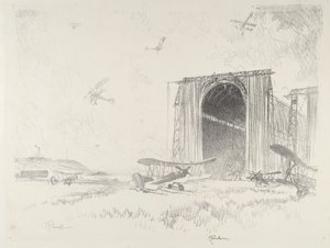Szopa na balony autorstwa Joseph Pennell