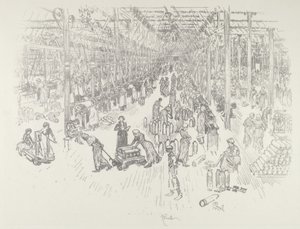 Zatoka Tysiąca Dziewcząt, 1916. autorstwa Joseph Pennell