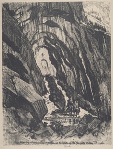 Drzwi katedry autorstwa Joseph Pennell
