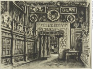 Kapitularz, Katedra w Toledo autorstwa Joseph Pennell