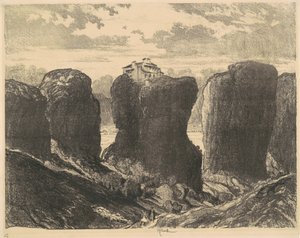 Klify Trójcy autorstwa Joseph Pennell