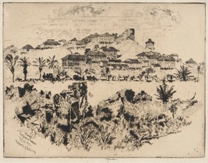 Debata De Lesseps autorstwa Joseph Pennell