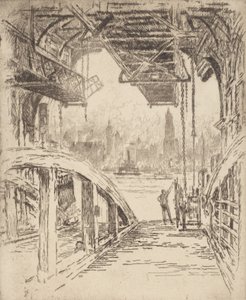 Dom promowy, 1919. autorstwa Joseph Pennell
