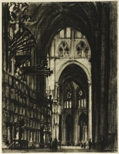 Pozłacane Organy autorstwa Joseph Pennell
