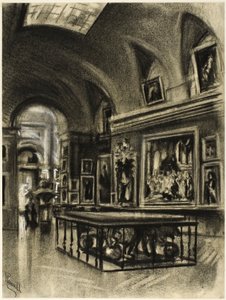 Wielka Galeria Prado autorstwa Joseph Pennell