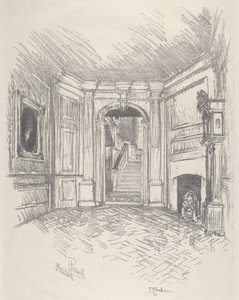 Sala, Stenton autorstwa Joseph Pennell