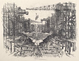 Kil, 1917. autorstwa Joseph Pennell
