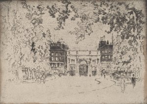Marmurowy Łuk, 1905. autorstwa Joseph Pennell