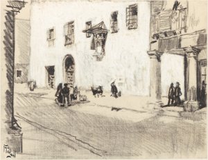 Klasztory Alcalá autorstwa Joseph Pennell
