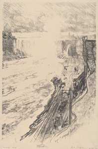 Tajemnica mgły, 1910. autorstwa Joseph Pennell