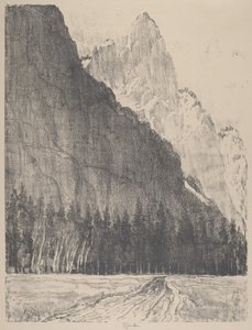 Strażnik, 1912. autorstwa Joseph Pennell