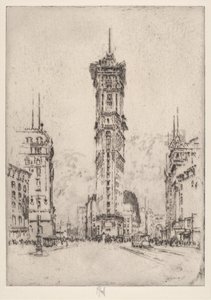 Budynek Timesa autorstwa Joseph Pennell