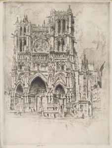 Front Zachodni, Amiens autorstwa Joseph Pennell