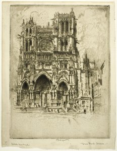 Front Zachodni, Amiens autorstwa Joseph Pennell