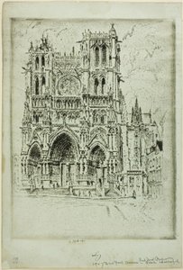 Front zachodni, Amiens autorstwa Joseph Pennell
