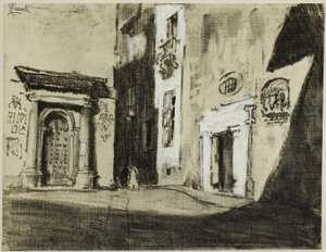 Ulice Toledo autorstwa Joseph Pennell