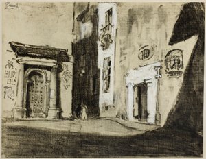 Ulice Toledo autorstwa Joseph Pennell
