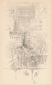 Plac Unii autorstwa Joseph Pennell
