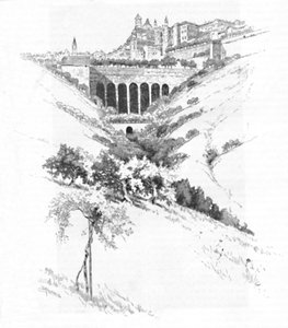Urbino, 1886 r. autorstwa Joseph Pennell