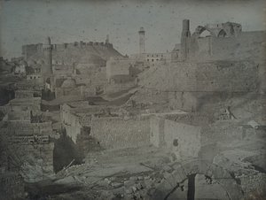 Aleppo, Widok z Bramy Antiochii, 1844.