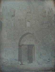 Brama Damaszku, Jerozolima, 1842-44. autorstwa Joseph Philibert Girault De Prangey